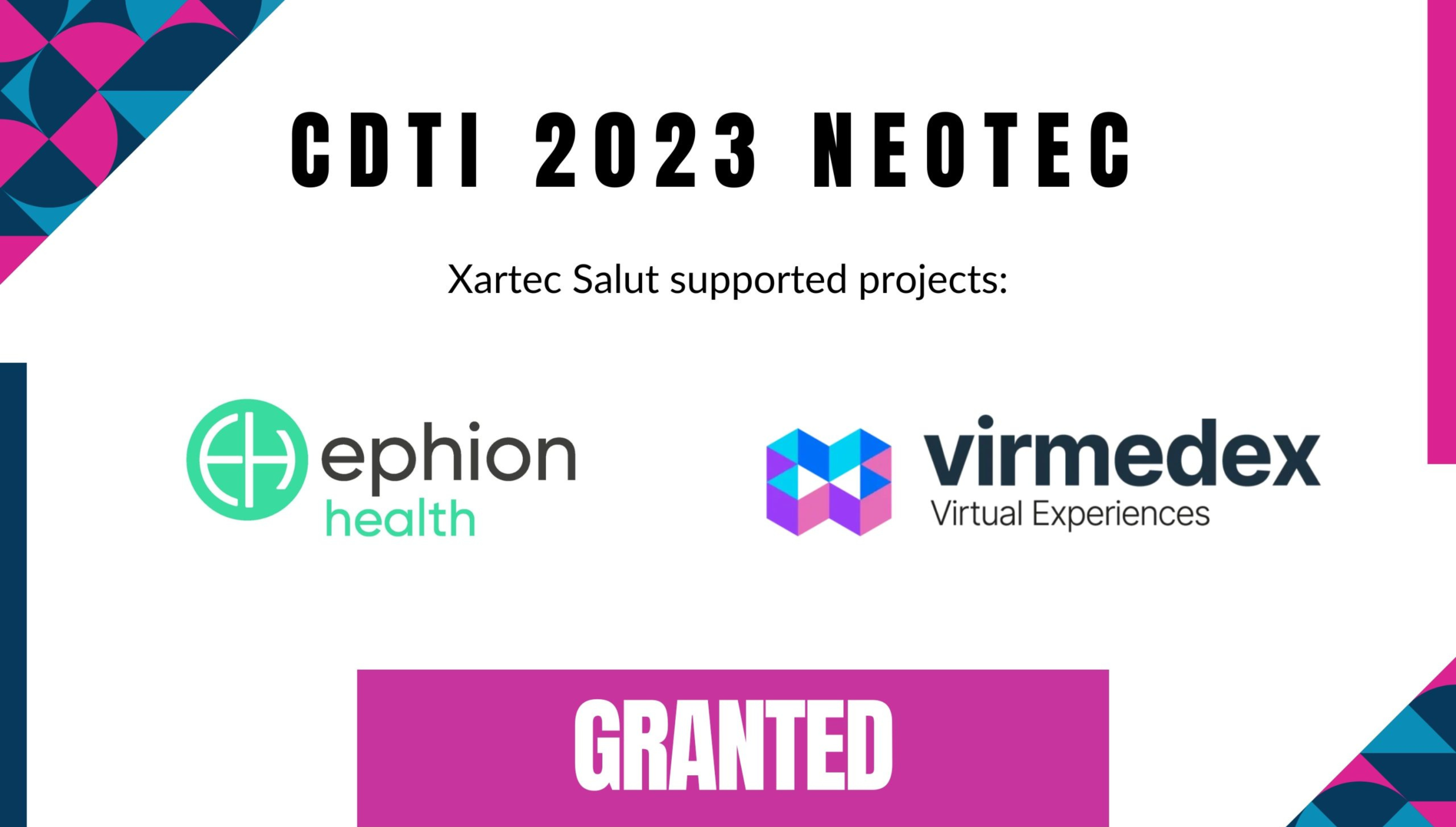 Ephion Health & Virmedex awarded with the 2023 NEOTEC grant - Virmedex